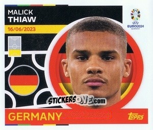Sticker Malick Thiaw - UEFA Euro 2024
 n. GER7 - Topps
