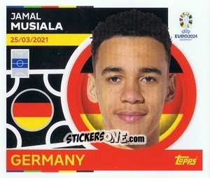 Sticker Jamal Musiala - UEFA Euro 2024
 n. GER11 - Topps