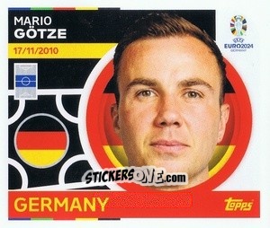 Sticker Mario Gotze - UEFA Euro 2024
 n. GER12 - Topps