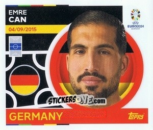 Sticker Emre Can - UEFA Euro 2024
 n. GER13 - Topps