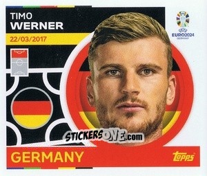 Sticker Timo Werner - UEFA Euro 2024
 n. GER14 - Topps