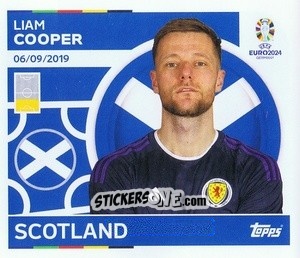 Sticker Liam Cooper - UEFA Euro 2024
 n. SCO7 - Topps