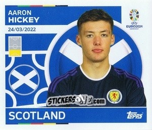 Sticker Aaron Hickey - UEFA Euro 2024
 n. SCO10 - Topps
