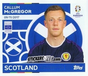 Sticker Callum McGregor - UEFA Euro 2024
 n. SCO12 - Topps