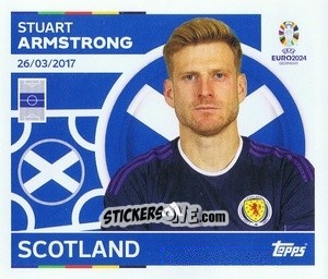 Sticker Stuart Armstrong - UEFA Euro 2024
 n. SCO13 - Topps