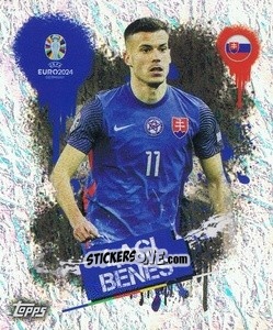 Sticker Laci Bénes - UEFA Euro 2024
 n. SVK3 - Topps