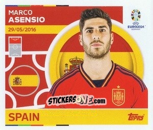 Sticker Marco Asensio - UEFA Euro 2024
 n. ESP17 - Topps