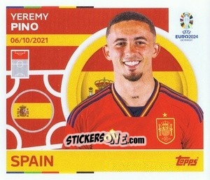 Sticker Yeremy Pino - UEFA Euro 2024
 n. ESP18 - Topps
