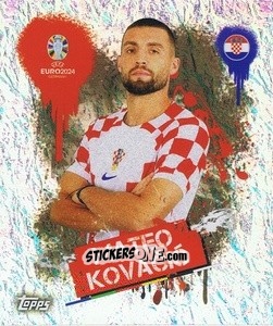 Sticker Mateo Kovacic - UEFA Euro 2024
 n. CRO3 - Topps