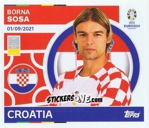 Sticker Borna Sosa - UEFA Euro 2024
 n. CRO8 - Topps