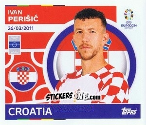 Sticker Ivan Perisic - UEFA Euro 2024
 n. CRO14 - Topps