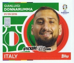 Sticker Gianluca Donnarumma - UEFA Euro 2024
 n. ITA4 - Topps