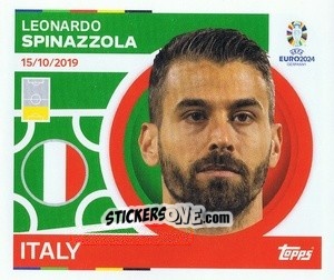 Sticker Leonardo Spinazzola - UEFA Euro 2024
 n. ITA5 - Topps