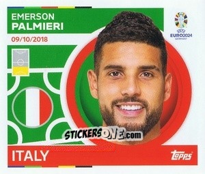 Sticker Emerson Palmieri - UEFA Euro 2024
 n. ITA7 - Topps