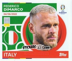 Sticker Federico Dimarco - UEFA Euro 2024
 n. ITA10 - Topps