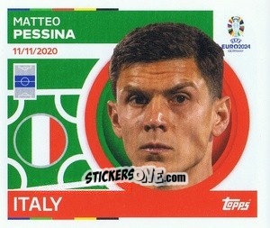Sticker Matteo Pessina - UEFA Euro 2024
 n. ITA14 - Topps