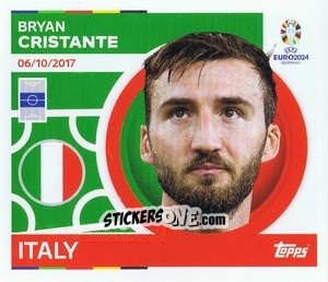 Sticker Bryan Cristante - UEFA Euro 2024
 n. ITA17 - Topps