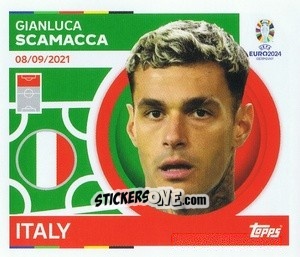 Sticker Gianluca Scamacca - UEFA Euro 2024
 n. ITA18 - Topps