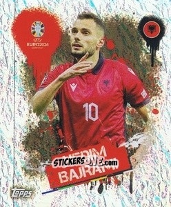 Sticker Nedim Bajrami - UEFA Euro 2024
 n. ALB3 - Topps