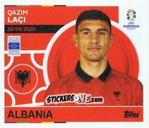 Sticker Qazim Laci - UEFA Euro 2024
 n. ALB12 - Topps