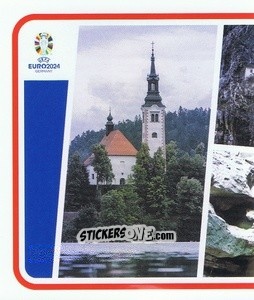 Sticker Slovenia Landmark - UEFA Euro 2024
 n. SVN-P1 - Topps