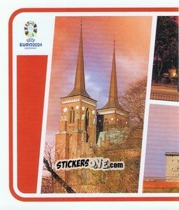 Sticker Denmark Landmark - UEFA Euro 2024
 n. DEN-P1 - Topps