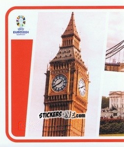 Sticker England Landmark - UEFA Euro 2024
 n. ENG-P1 - Topps