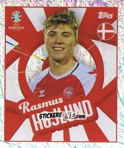 Sticker Rasmus Højlund - UEFA Euro 2024
 n. DEN-PTW - Topps