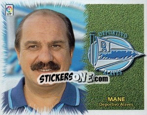 Sticker Mane (Entrenador) - Liga Spagnola 1999-2000 - Colecciones ESTE