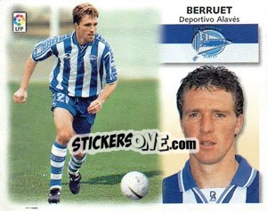 Sticker Berruet - Liga Spagnola 1999-2000 n. 7 - Colecciones ESTE