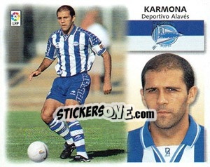 Sticker Karmona - Liga Spagnola 1999-2000 n. 8 - Colecciones ESTE