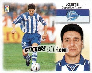 Sticker Josete - Liga Spagnola 1999-2000 n. 9 - Colecciones ESTE
