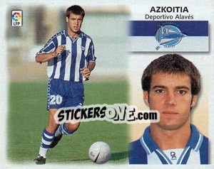 Sticker Azkoitia - Liga Spagnola 1999-2000 n. 14 - Colecciones ESTE