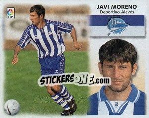 Sticker Javi Moreno - Liga Spagnola 1999-2000 n. 18 - Colecciones ESTE