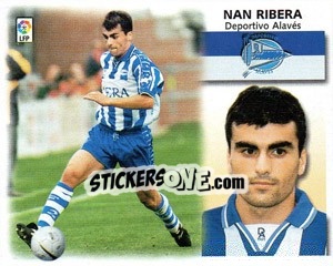Sticker Nan Ribera - Liga Spagnola 1999-2000 n. 27 - Colecciones ESTE