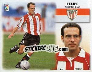 Sticker Felipe - Liga Spagnola 1999-2000 n. 39 - Colecciones ESTE