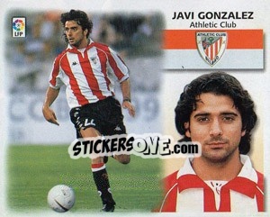 Sticker Javi Gonzalez - Liga Spagnola 1999-2000 n. 47 - Colecciones ESTE