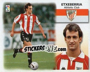Cromo Etxeberria - Liga Spagnola 1999-2000 - Colecciones ESTE