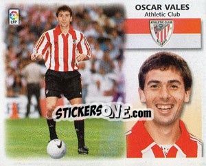 Cromo Oscar Vales - Liga Spagnola 1999-2000 n. 52 - Colecciones ESTE