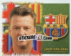 Sticker Louis Van Gaal (Entrenador) - Liga Spagnola 1999-2000 - Colecciones ESTE