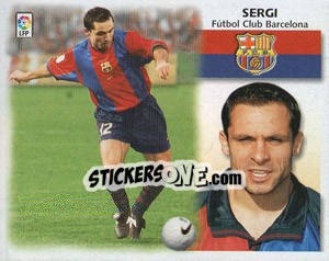 Sticker Sergi - Liga Spagnola 1999-2000 n. 61 - Colecciones ESTE