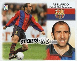 Sticker Abelardo - Liga Spagnola 1999-2000 n. 64 - Colecciones ESTE