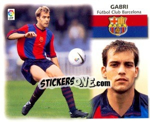 Sticker Gabri - Liga Spagnola 1999-2000 n. 65 - Colecciones ESTE