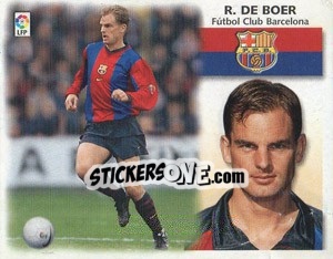 Sticker Ronald De Boer - Liga Spagnola 1999-2000 n. 70 - Colecciones ESTE