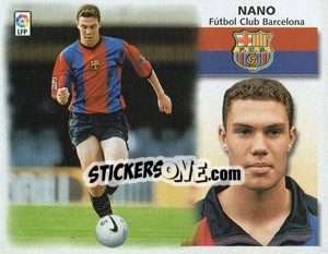 Figurina Nano - Liga Spagnola 1999-2000 - Colecciones ESTE