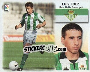 Sticker Luis Fernandez - Liga Spagnola 1999-2000 n. 84 - Colecciones ESTE