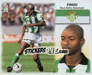 Sticker Finidi - Liga Spagnola 1999-2000 - Colecciones ESTE