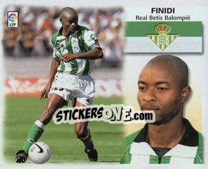 Sticker Finidi - Liga Spagnola 1999-2000 n. 97 - Colecciones ESTE