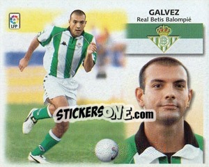 Sticker Galvez - Liga Spagnola 1999-2000 n. 101 - Colecciones ESTE