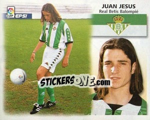 Sticker Juan Jesus - Liga Spagnola 1999-2000 n. 105 - Colecciones ESTE